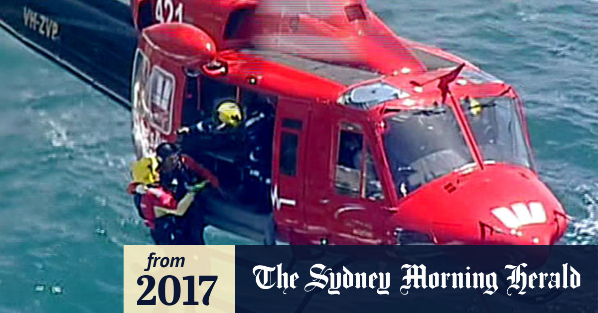 Video Major rescue mission for capsized boat